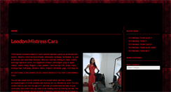 Desktop Screenshot of mistress-cara.com